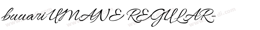 buuari UMANE REGULAR字体转换 buuari UMANE REGULAR字体转换
